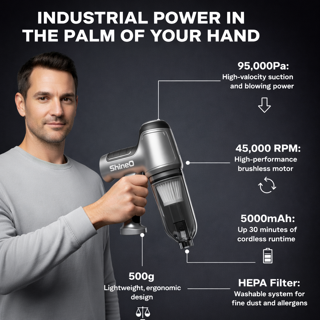 ShineO Vacuum Cleaner & Blower Pro